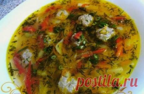 Суп с фрикадельками и овощами - рецепт приготовления с пошаговыми фото