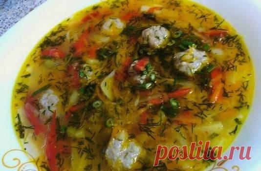 Суп с фрикадельками и овощами - рецепт приготовления с пошаговыми фото
