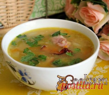 Гороховый суп с копченостями фото рецепт приготовления