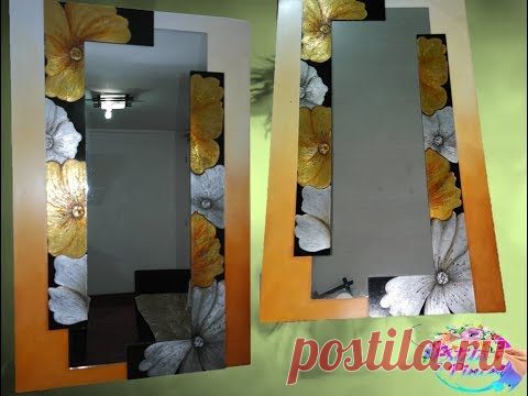 CUADRO ESPEJO DECORATIVO - YouTube