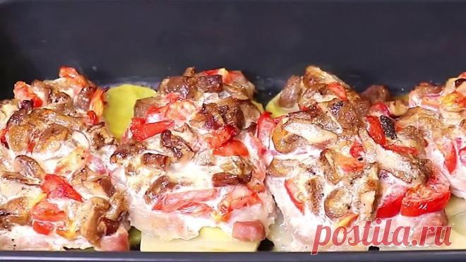 Вкусное простое мясо и гарнир