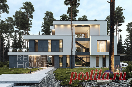 Проект дома Мэдисон парк — строительство под ключ: цены и фото | RNR