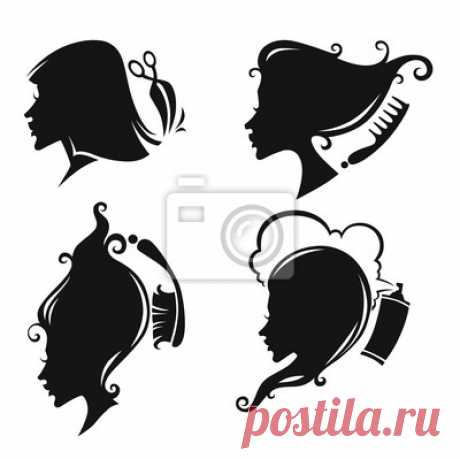 СИЛУЭТ ПАРИКМАХЕРСКАЯ - Поиск в Google