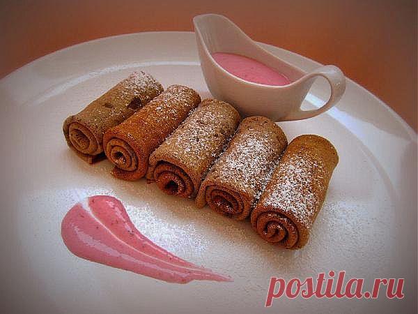 Шоколадные блины.