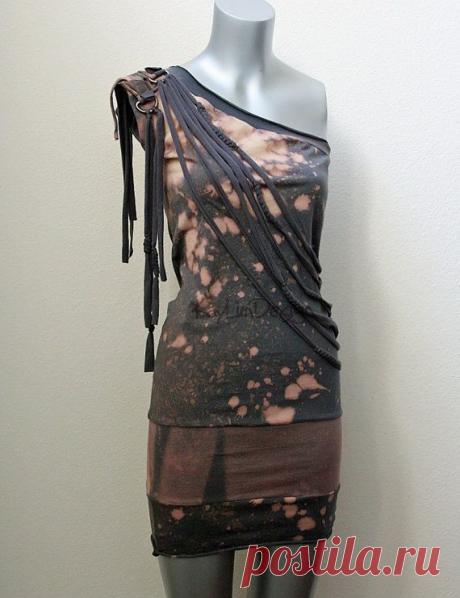 Комбинированное вязание и декор футболок / Худи, свитшоты и толстовки: идеи декора /