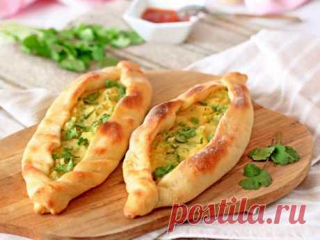 Пиде с картофелем и зеленью — рецепт с фото пошагово