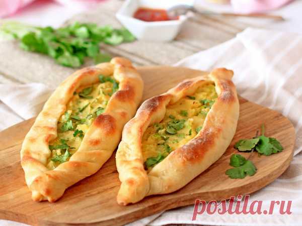 Пиде с картофелем и зеленью — рецепт с фото пошагово