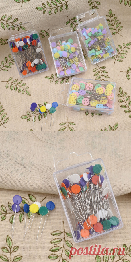 100 pz Colori Misti Cucito Patchwork Pin Perni Testa Fiore Strumento Per Cucire Ago Arti in 100% Brand New&nbsp; quantità: 100 pz&nbsp; materiale: Plastica&nbsp; colore: come immagine&nbsp; formato: Un 5.3x1 da Strumenti di cucito e accessori su AliExpress.com | Gruppo Alibaba