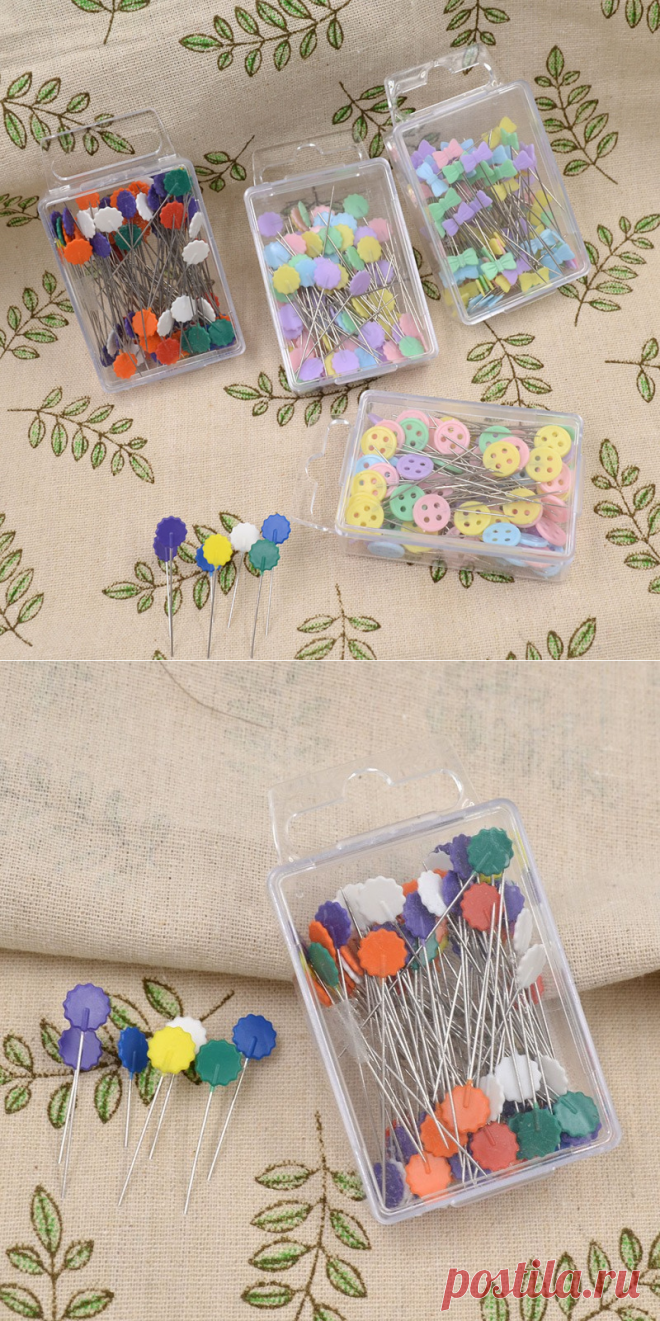 100 pz Colori Misti Cucito Patchwork Pin Perni Testa Fiore Strumento Per Cucire Ago Arti in 100% Brand New  quantità: 100 pz  materiale: Plastica  colore: come immagine  formato: Un 5.3x1 da Strumenti di cucito e accessori su AliExpress.com | Gruppo Alibaba