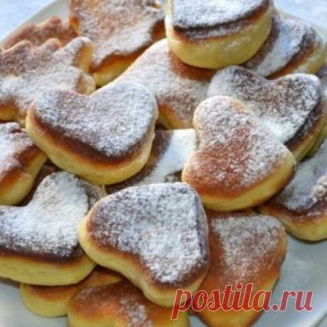 Если дома нет хлеба, выход есть! Пожарь такие воздушные и нежные пышки «Малышки».