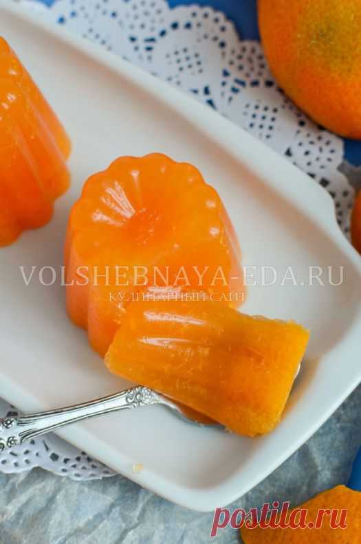 Мандариновое желе рецепт с фото | Волшебная Eда.ру