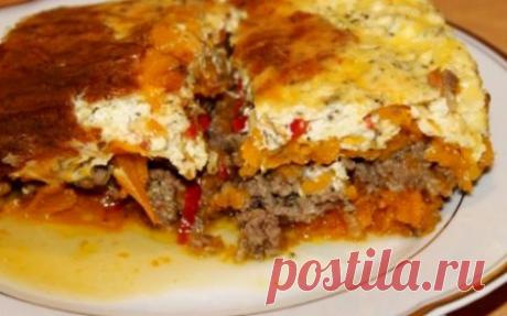 Запеканка из тыквы с фаршем. | Краше Всех