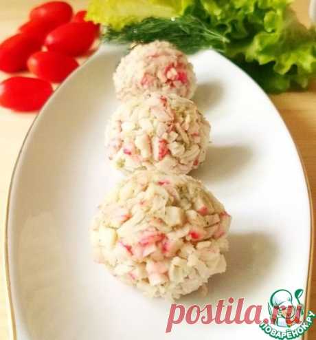 Закуска с рисом и шпротным паштетом - кулинарный рецепт