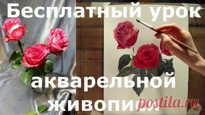 Хотите научиться писать цветы? Интересуетесь акварельной живописью и рисунком? 
Посмотрите бесплатный видео урок и получите новые знания от профессионального художника, преподавателя художественной академии.
Полная версия урока https://vk.cc/7S5aX5
