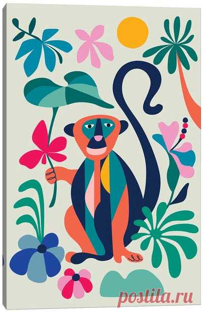 Primate Art: Canvas Prints & Wall Art | iCanvas