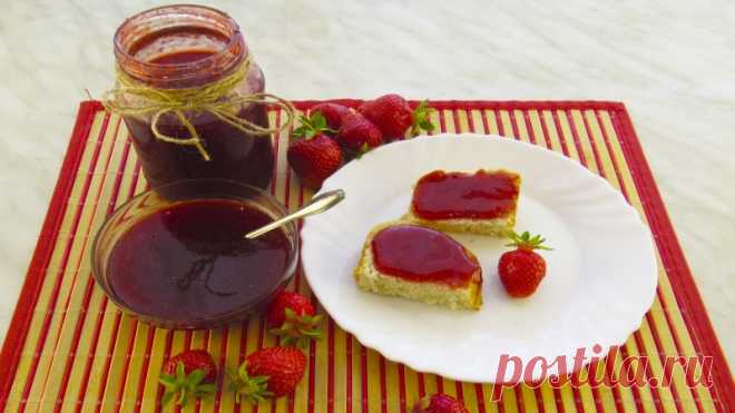 Этот джем хочется, есть ложками! ДЖЕМ ИЗ КЛУБНИКИ 