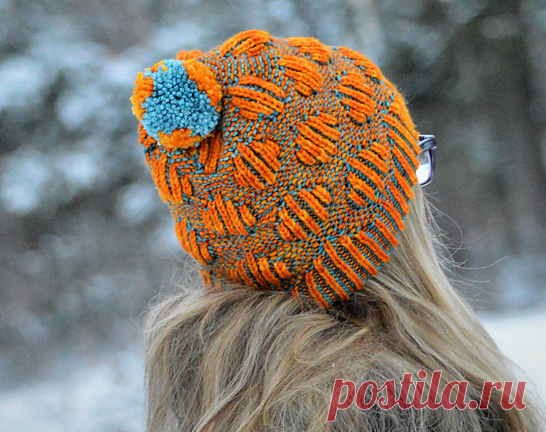 Яркое вязание - на такую вещь точно обратят внимание! Видео-МК + схема вязания красивого узора в технике Бриошь. | Первый вязальный! | Яндекс Дзен