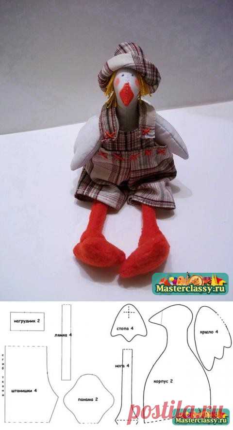 Тильда Гусь. Мастер класс и выкройка