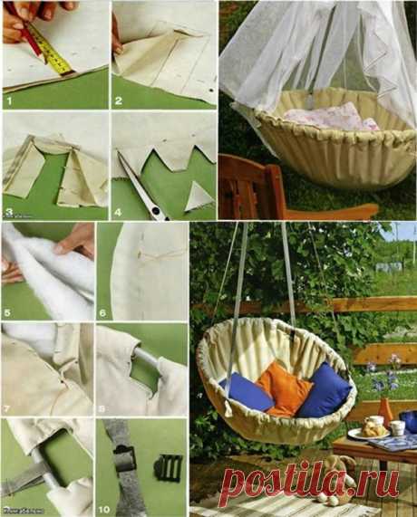 DIY Fabric Hammock Chair | www.FabArtDIY.com