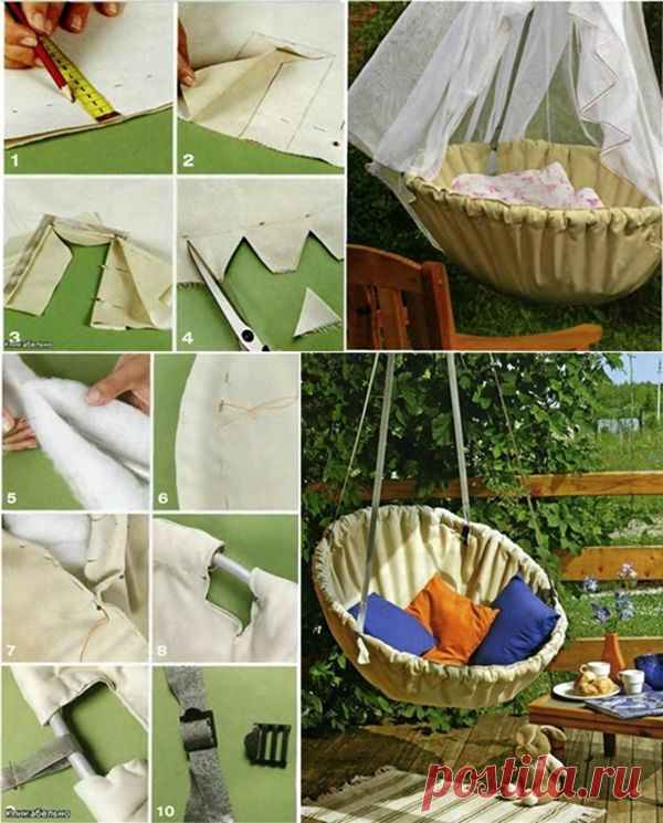 DIY Fabric Hammock Chair | www.FabArtDIY.com