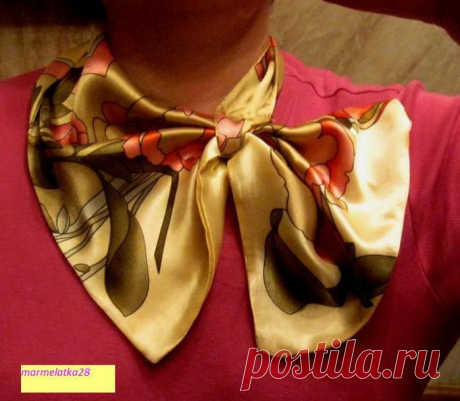 Французская косынка - выкройка.