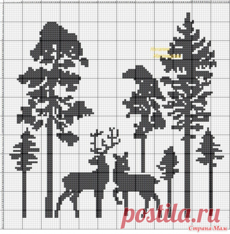 Филейные схемы - Вязание - Страна Мам