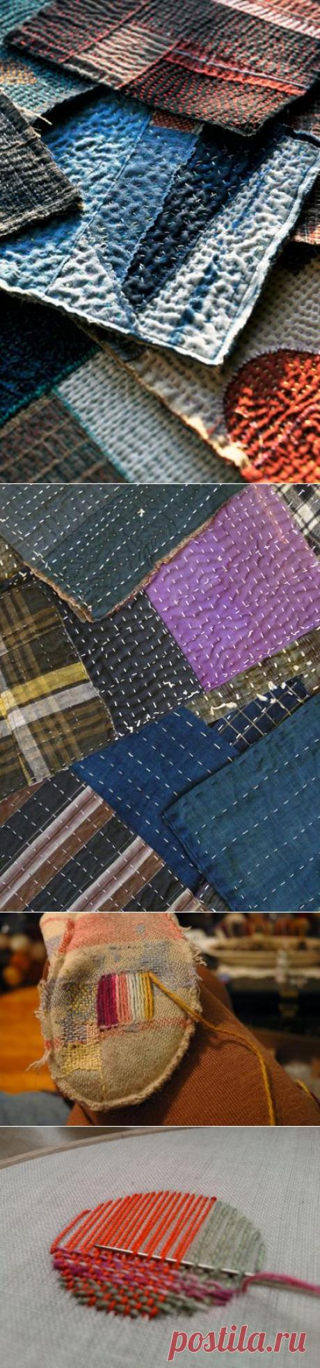 Японские заплатки - штопка