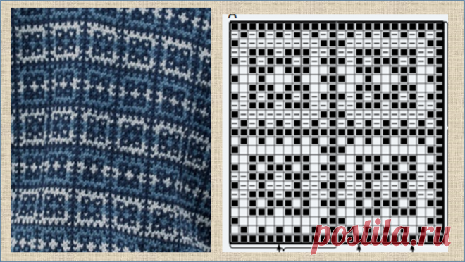 30 схем жаккардовых паттернов для вязания спицами сплошного жаккардового полотна | МНЕ ИНТЕРЕСНО | Яндекс Дзен