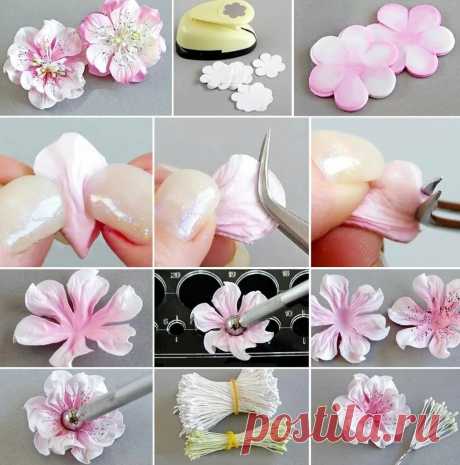 Цветы из фоамирана — DIYIdeas