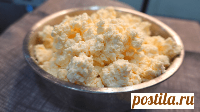 Домашний творог без кислинки ( на сметане ) — Домашняя кулинария