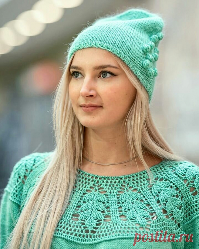 КРЮЧОК+СПИЦЫ В ДЖЕМПЕРЕ