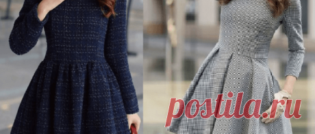 Vestido de inverno saia rodada – DIY – molde, corte e costura – Marlene Mukai