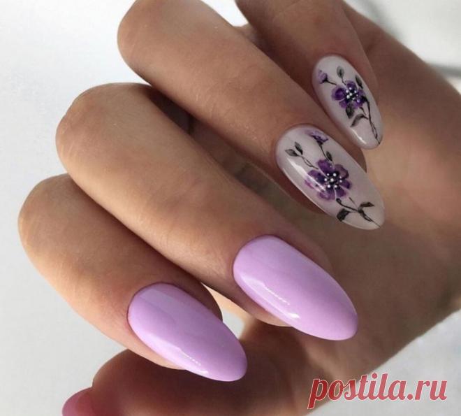 Весенний дизайн ногтей 2022 новинки (61 фото)