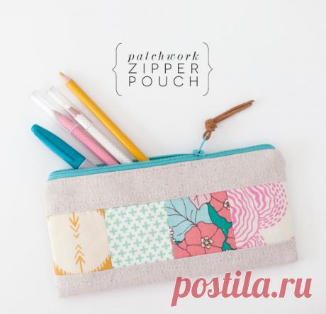 учебник / лоскутная сумка на молнии / LBG STUDIO