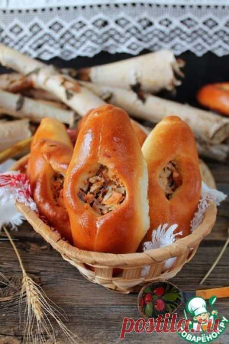 Рыбный расстегай с рисом - кулинарный рецепт