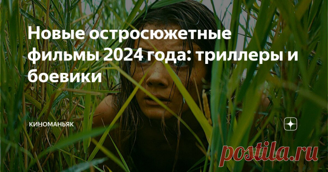 Новые остросюжетные фильмы 2024 года: триллеры и боевики Статья автора «КИНОМАНЬЯК» в Дзене ✍: Эти захватывающие новинки кино отлично подойдут для вечернего отвлекающего-расслабляющего киносеанса, чтобы позабыть обо всем и дать нервам отдых.