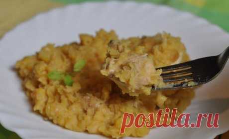 Горошница с мясом в мультиварке