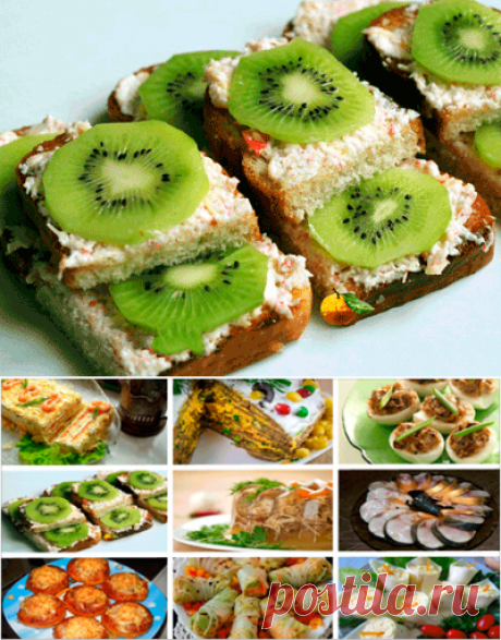 9 рецептов вкусных закусок. Пригодится на любой праздник