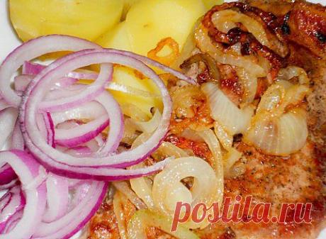 Жареная свинина в пиве