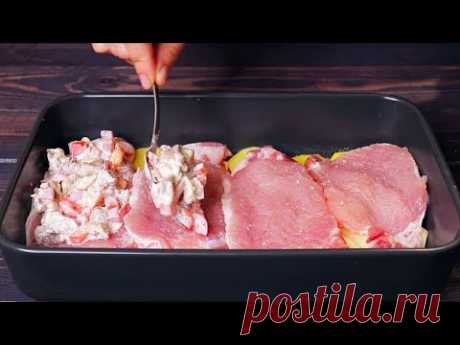 Такое МЯСО можно подать на Новый Год. Готовлю сразу и мясо и гарнир.