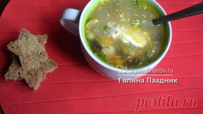 Гречневый суп с грибами и фрикадельками, рецепт пошаговый от Лиги Кулинаров.