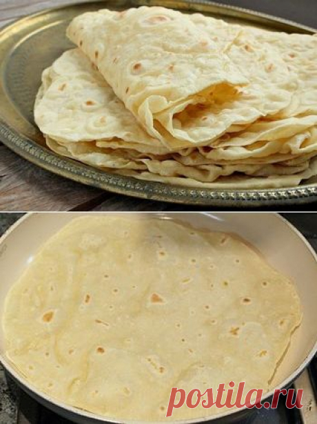 Лаваш на сковороде - рецепт с пошаговыми фото / Меню недели