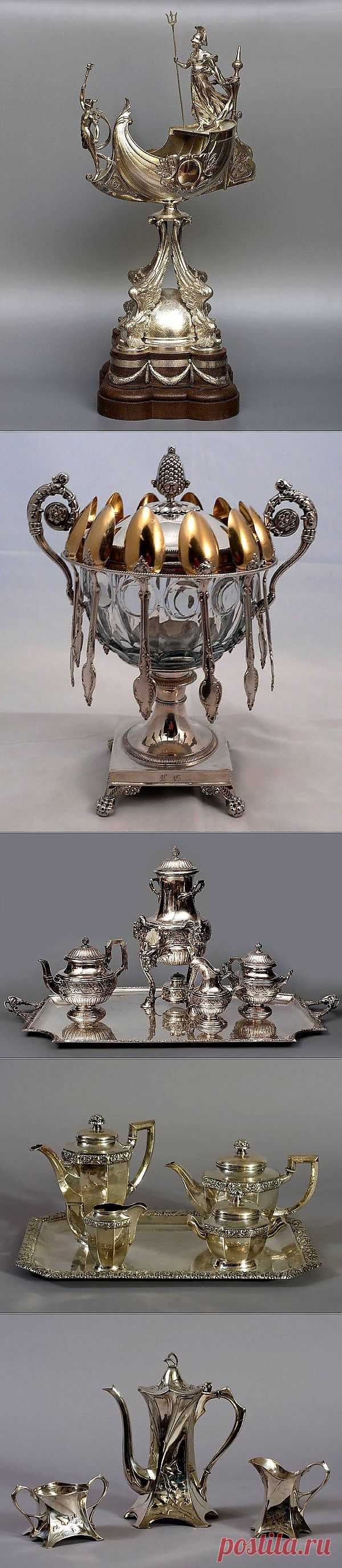 Антикварно-аукционное серебро. Обсуждение на LiveInternet - Российский Серв | лестницы
