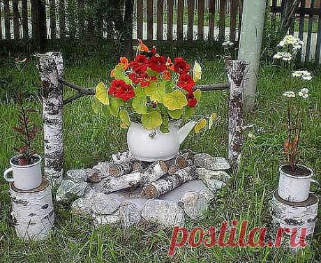 Необычные цветники своими руками: 15 интересных идей