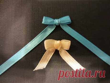 How to make a Bow with Ribbon and a Fork- Quick and Easy