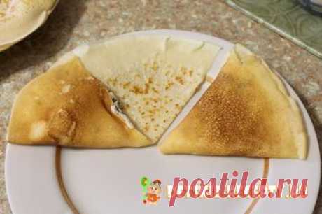 Блины фаршированные сыром | ДЕТСКИЕ РЕЦЕПТЫ, БЛЮДА