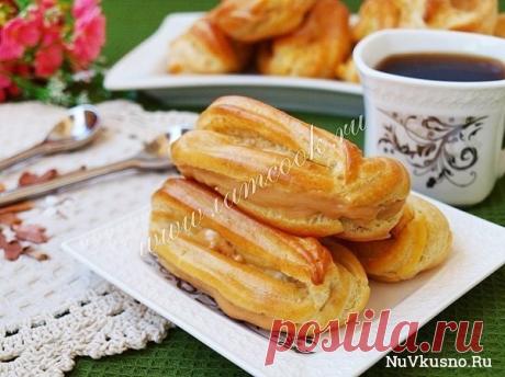 Эклеры со сгущенным молоком ·