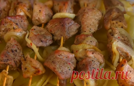 Шашлык с картошкой в духовке. | Рецепты от Светланы Сухоруковой | Яндекс Дзен