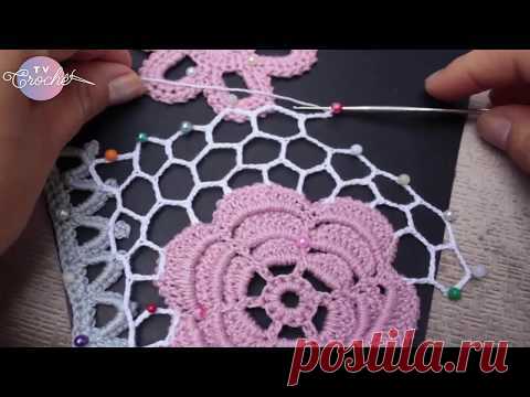 Blusa de Crochê Irlandês (Montagem ) Parte 5