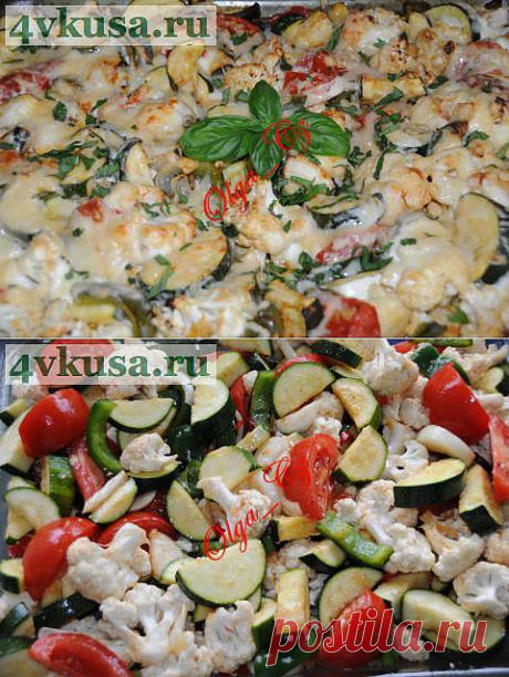 Овощной микс из духовки | 4vkusa.ru